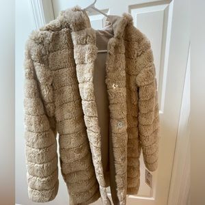 Kendall and Kylie fur jacket